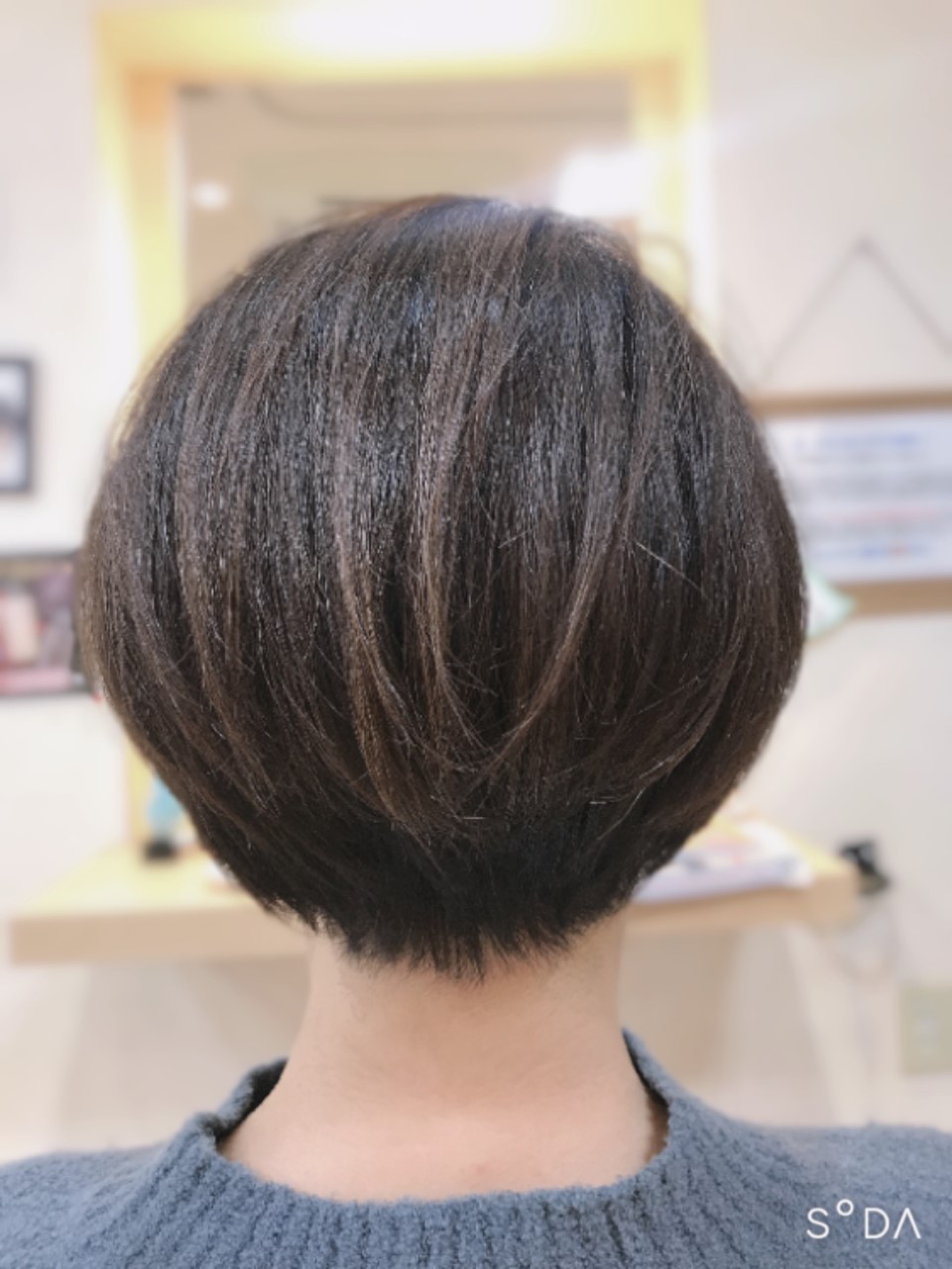大人丸いボブ